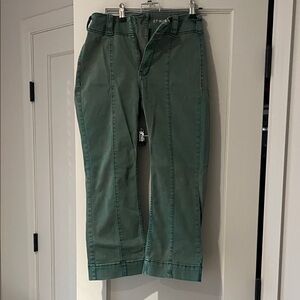 Pilcro slim Crop 70s Green Pant